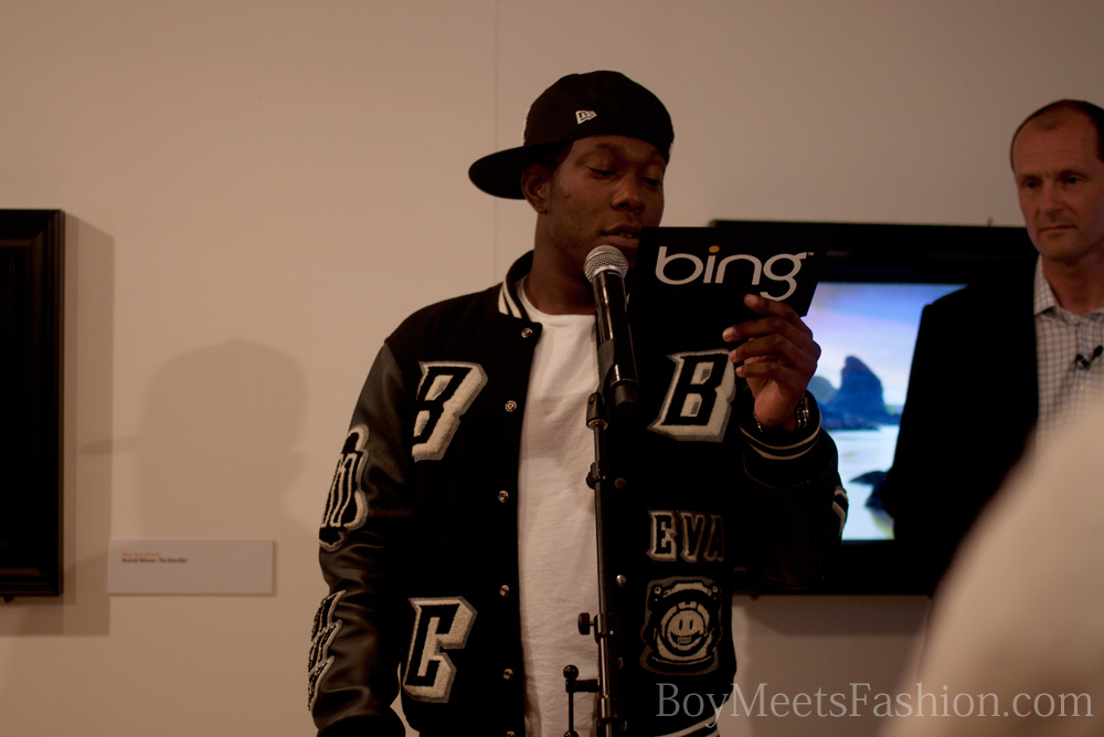 Bing's "Your Britain" event with dizzee Rascal