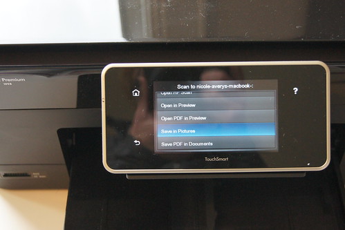 HP ePrinter review - scan to iPhoto