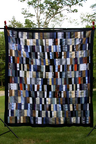 Memory Quilt Made With Recycled Shirts