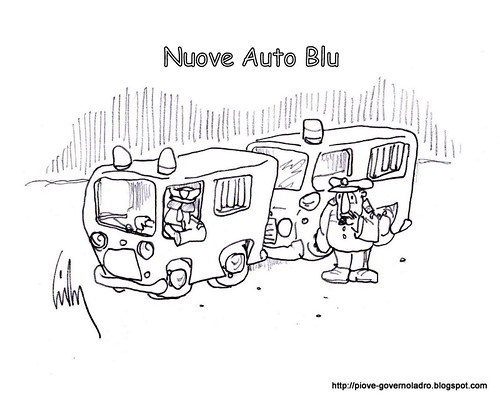 Nuove Auto Blu by Livio Bonino