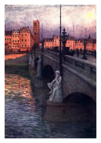 016-Puente de los arcos en Lieja-Belgium 1908- Amédée Forestier