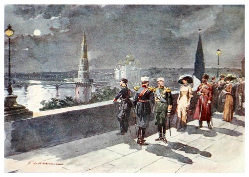 009-Terraza del Kremlin en Moscow-Russia-1913- F. de Haenen