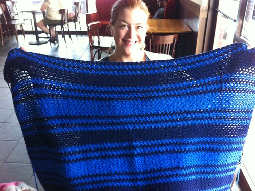Workin' on Blanket at Sbux