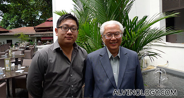 My picture with Dr Tony Tan