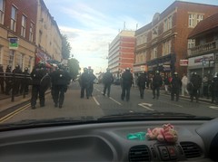 Riot Police near Enfield Town Station by mcgillianaire