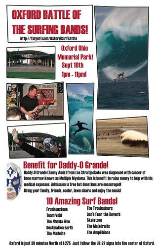 2011 Battle of the surfing bands poster