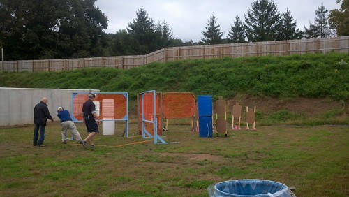 Stage 3 of the Lower Providence USPSA Match. I cleared this one (All A Zone Shots) but my time was slow.