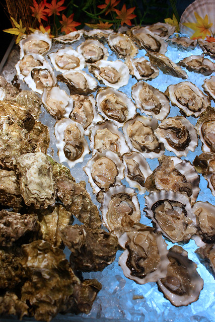 Many people's favourite - freshly shucked oysters