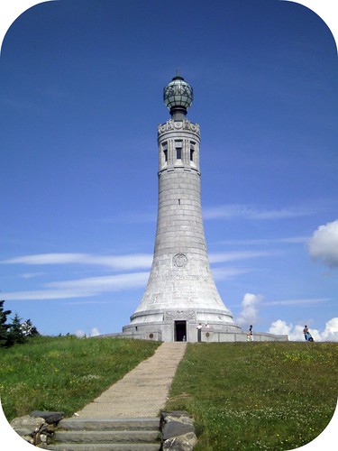 Mt. Greylock tower.  Apparently, this lighthouse was built to go in Boston Harbor, but was turned-down by Boston.  The towns surrounding Greylock knew exactly where to put it.