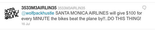 Santa Monica Airlines Twitter