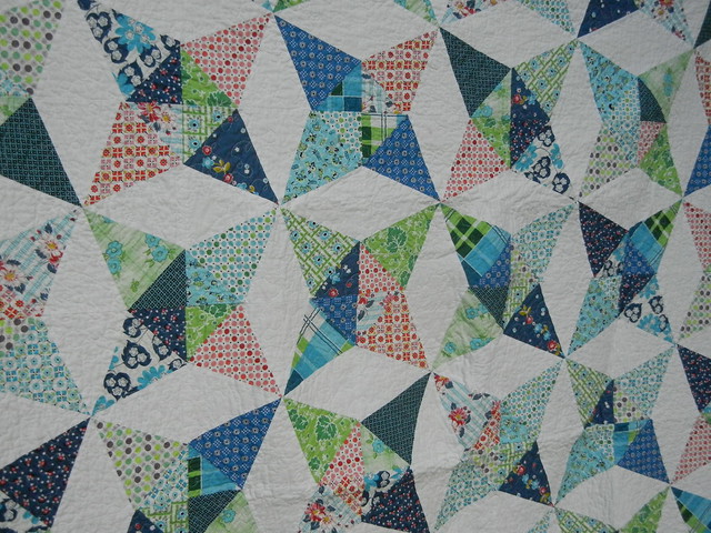 Kaleidoscope quilt - finished!