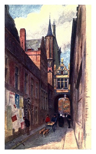 008-Brujas-calle del asno ciego-Belgium 1908- Amédée Forestier