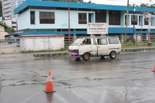 Bemo taxi minibus in Jayapura