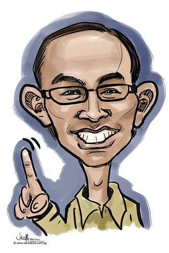 digitcal caricature live sketching for Utell Hotels and Resorts - 2