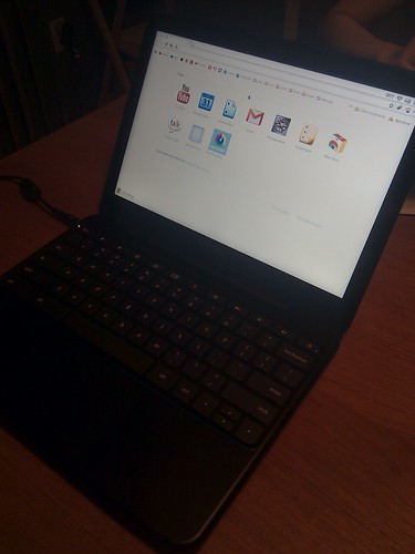 Just got my #io2011 Chromebook...