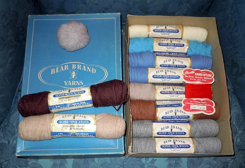 Vintage Bear Brand Nylon Yarn Collection