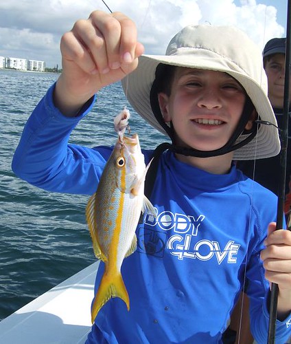 Nick catches yellowtail snapper