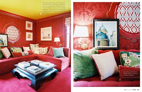 1 - The Red Room from Lonnymag JulyAug11, Interior Design Ideas and Inspiration