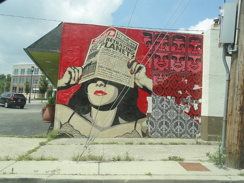 Shepard Fairey mural