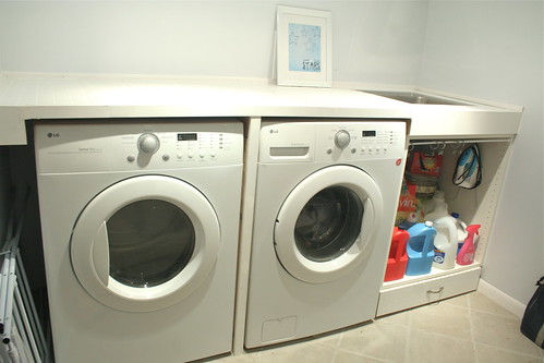 Laundry Room Trim - July 2011