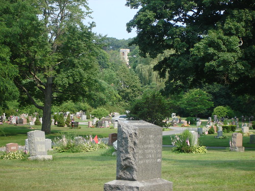 View of the Cemetery by midgefrazel