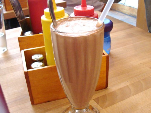 Island Burger Chocolate Malt Shake