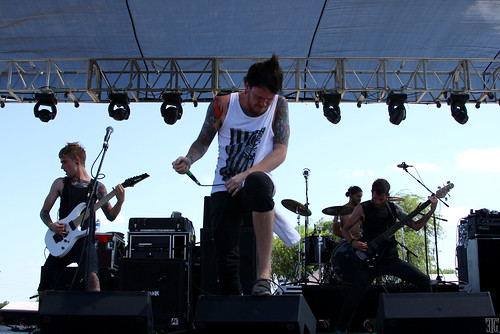 Chelsea Grin on the Allstars Tour in Mission Texas on July 22 2011