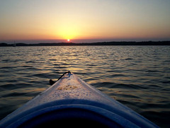 Kayaking at Sunset on Lake Lanier by troutkarmarv, on Flickr