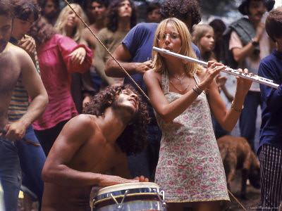 eppridge-bill-shirtless-male-drummer-and-dress-wearing-female-flutist-jamming-during-woodstock-music-festival