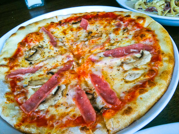 Ham & Mushroom Pizza