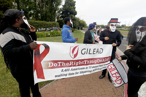 AIDS Protesters in Foster City