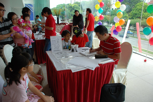 Caricature live sketching for Sime Darby Select Open House Day 2 - c