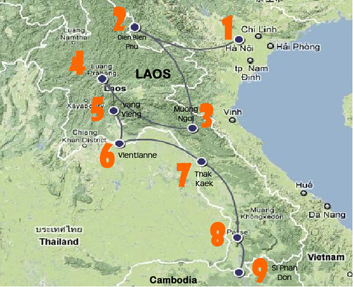 Laos Map 1