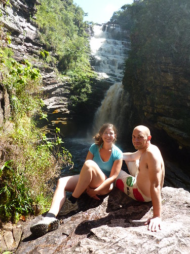 View above Sossêgo waterfall