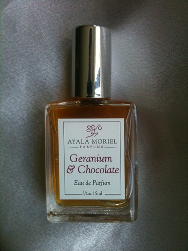 Geranium & Chocolate  by Ayala Moriel