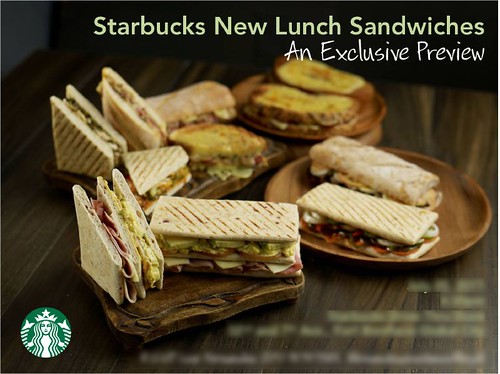 Starbucks New Lunch Sandwiches