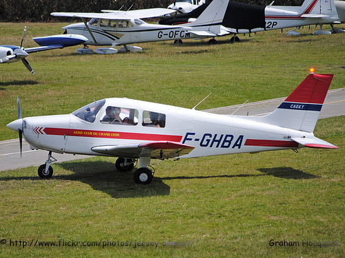 F-GHBA Piper PA-28-161 Cherokee Warrior by Jersey Airport Photography
