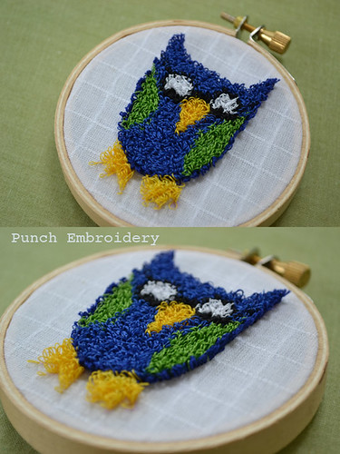 punch embroidery class