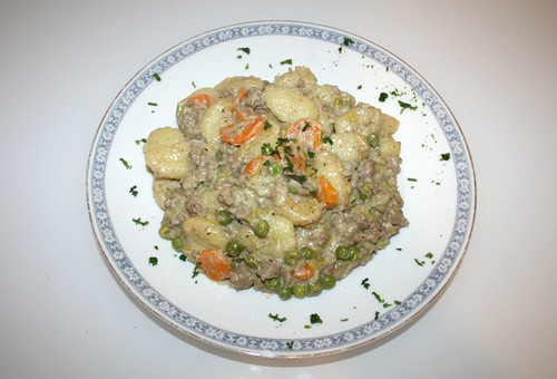 29 - Gnocchi-Gemüse-Schlemmerpfanne / Gnocchi veg stir fry - Fertiges-Gericht