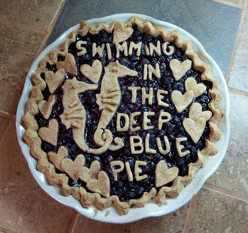 Swimming In The Deep Blue Pie