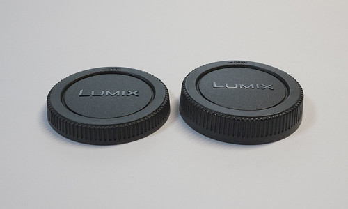 Panasonic M4/3 Lens cap New and Old