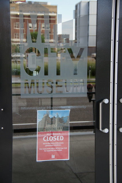 Mill City Museum Closed Due To State Shutdown