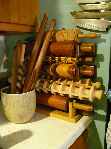 Rolling pins and knives