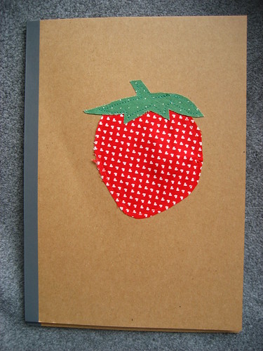 Strawberry notebook - end of year teacher's present