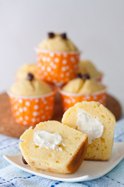 Muffin filled with Cream Cheese