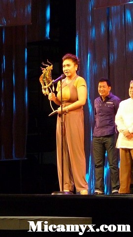 "Kung hindi pa ako nakakain ng tae, hindi ako mananalo! For the foreign jury, I said, 'I had to eat shit to win this.' Eugene Domingo said upon receiving her Best Actress award