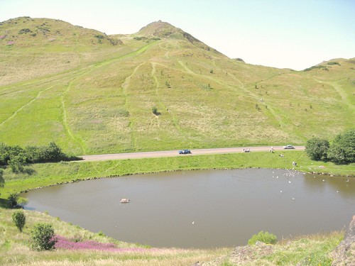 Arthur's Seat, Edinburgh... and I can never remember the name of this wee loch!