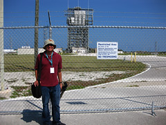 Me and SLC-17 with the GRAIL Delta II and my Orioles Bucket Hat