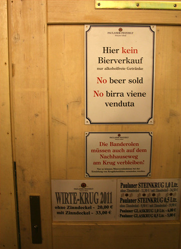 Hier kein Bierverkauf