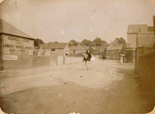 Storrington, West Sussex. 1890s. High Street looking east towards Manley's Hill.
